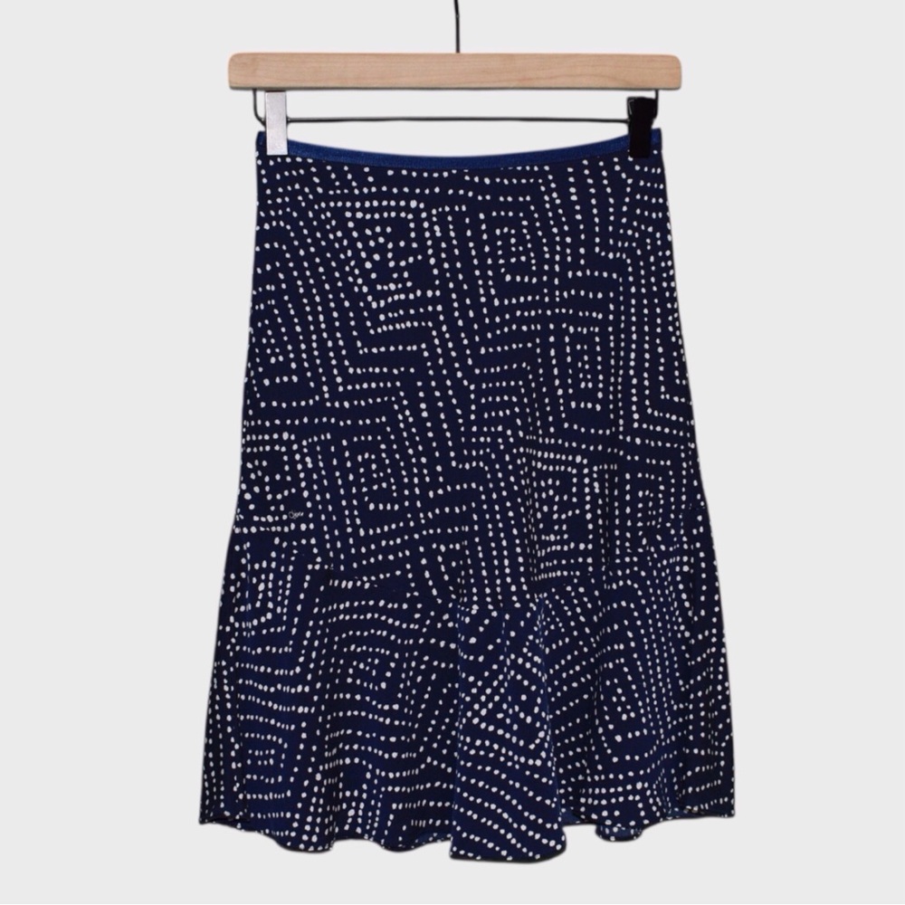 Diane Von Furstenberg Silk‎ Batik Print Isabell Skirt